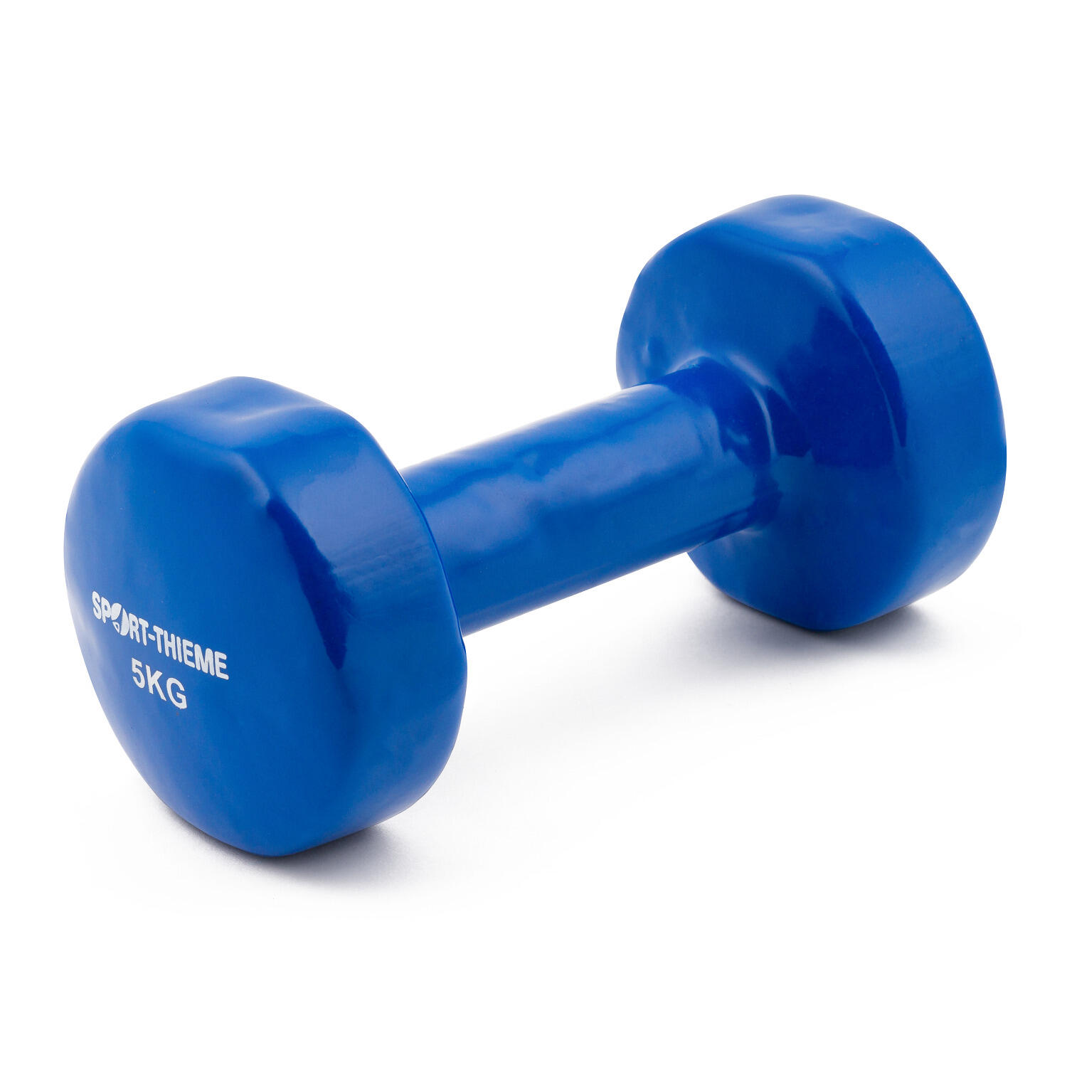 SPORT-THIEME Fausthantel Vinyl 5 kg Blau Gewichtheben Unisex Blau