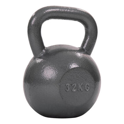 Kettlebell Hammerschlag, lackiert, Grau 10 kg Gewichtheben Unisex Grau