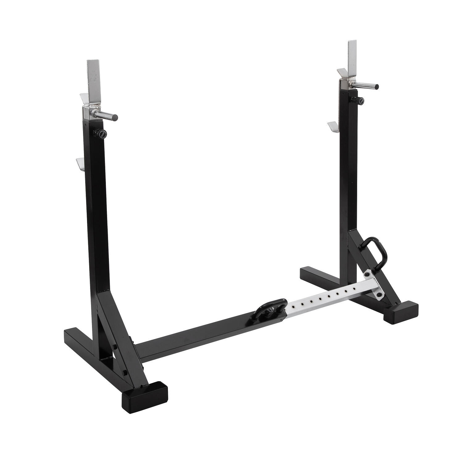 Kniebeugenständer verstellbar Fitness / Krafttraining Unisex Schwarz 2/4