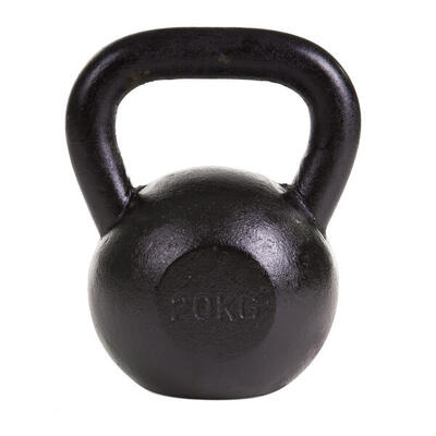Kettlebell 12 kg Gewichtheben Unisex Schwarz