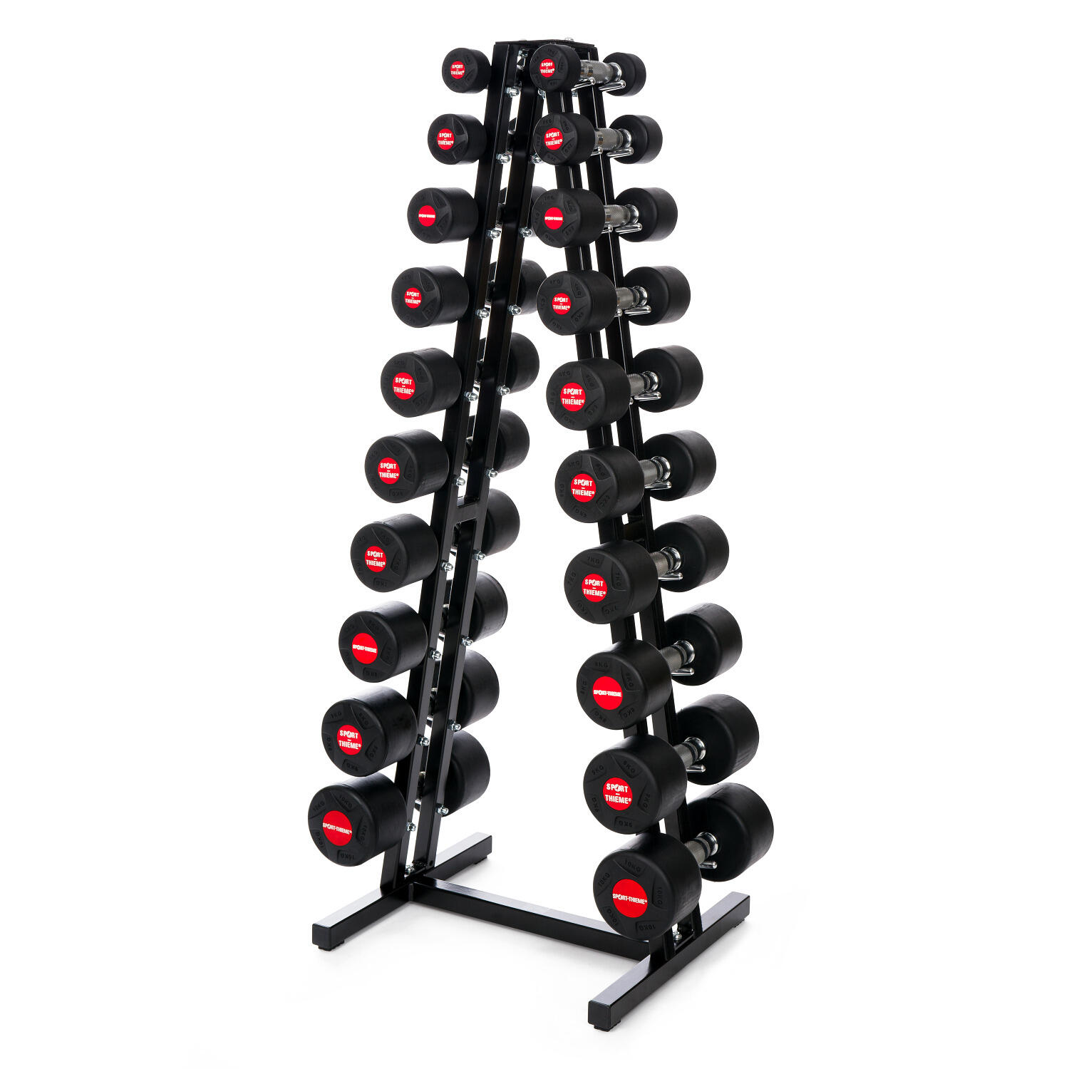 Supporto per manubri Per manubri cromati e compatti in gomma Gewichtheben Unisex 2/5