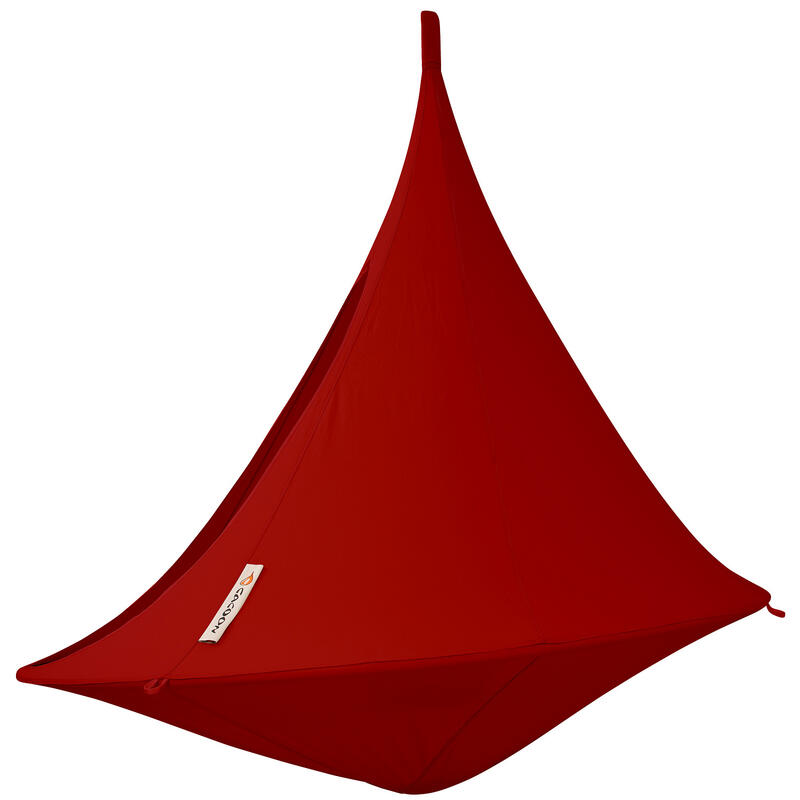 Cacoonworld Nid suspendu « Cacoon », Rouge, Double, ø 1,8 m