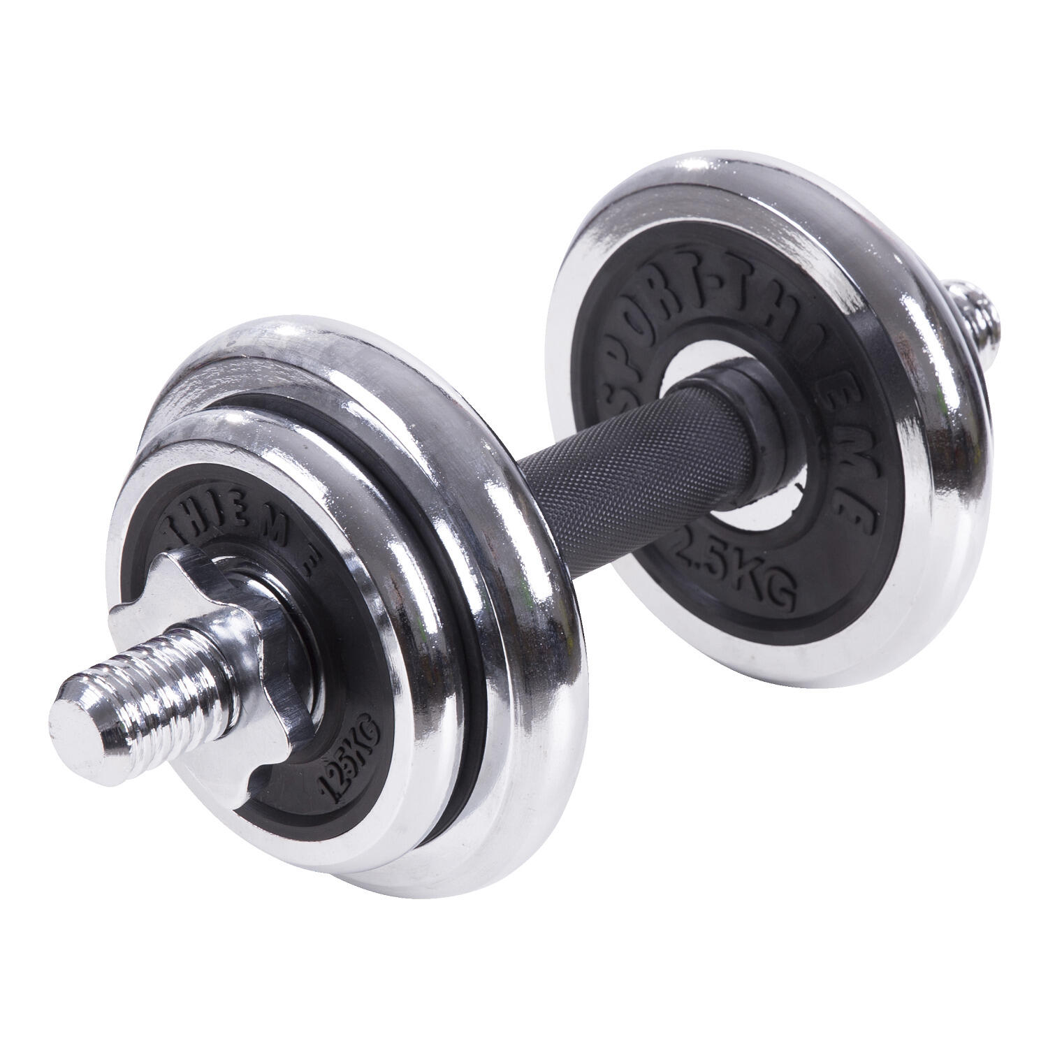 Sport-Thieme Set of short dumbbells "10 kg" with case