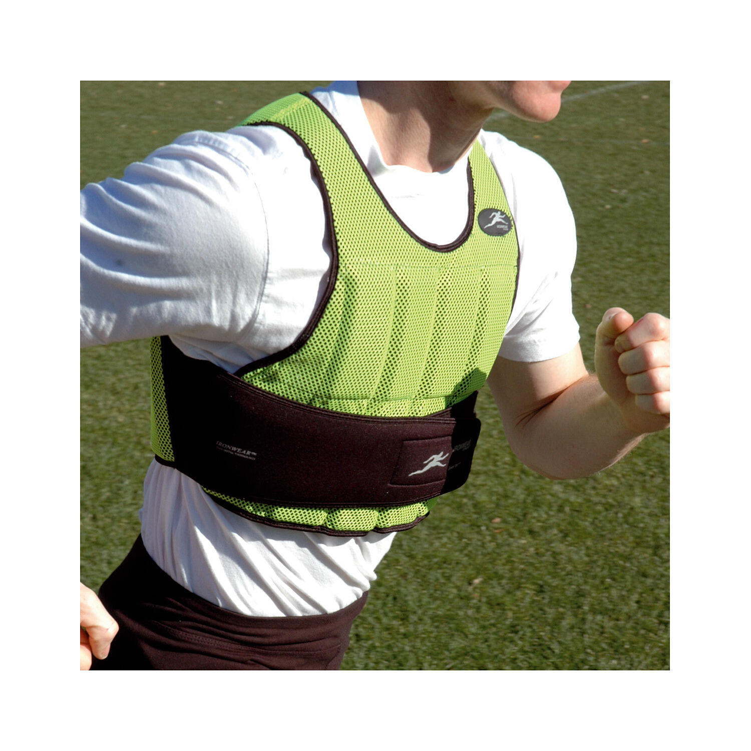 Gilet zavorrato Breve Gilet Sportivo Giallo Fitness / Krafttraining Unisex 3/5