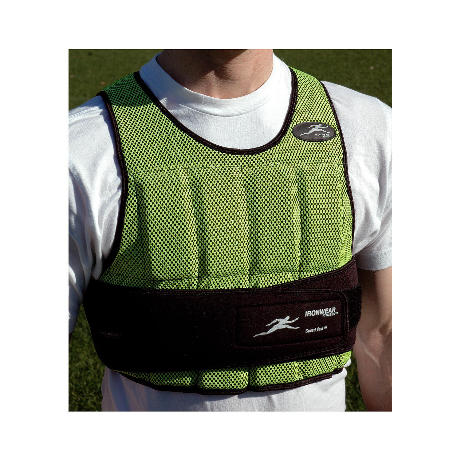 Gilet zavorrato Breve Gilet Sportivo Giallo Fitness / Krafttraining Unisex 2/5