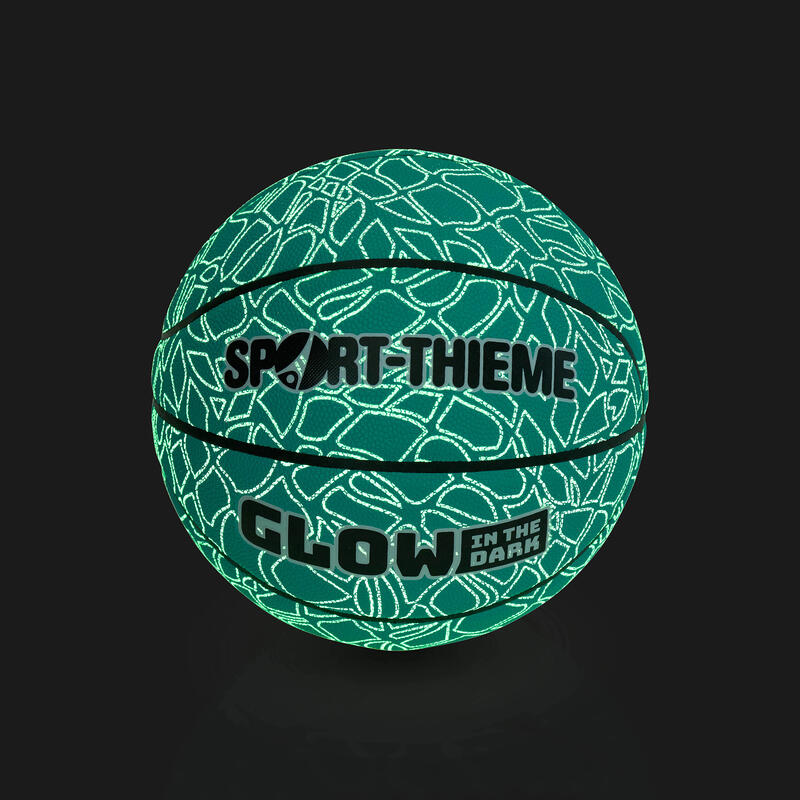 Sport-Thieme Basketball Glow in the Dark, Grün