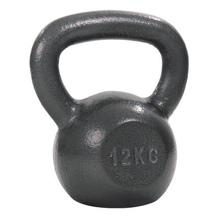 Kettlebell Hammerschlag, lackiert, Grau 10 kg Gewichtheben Unisex Grau