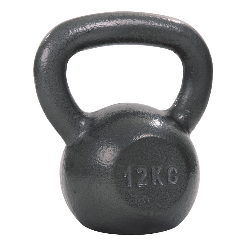 Sport-Thieme Kettlebell Hammerschlag, lackiert, Grau, 12 kg