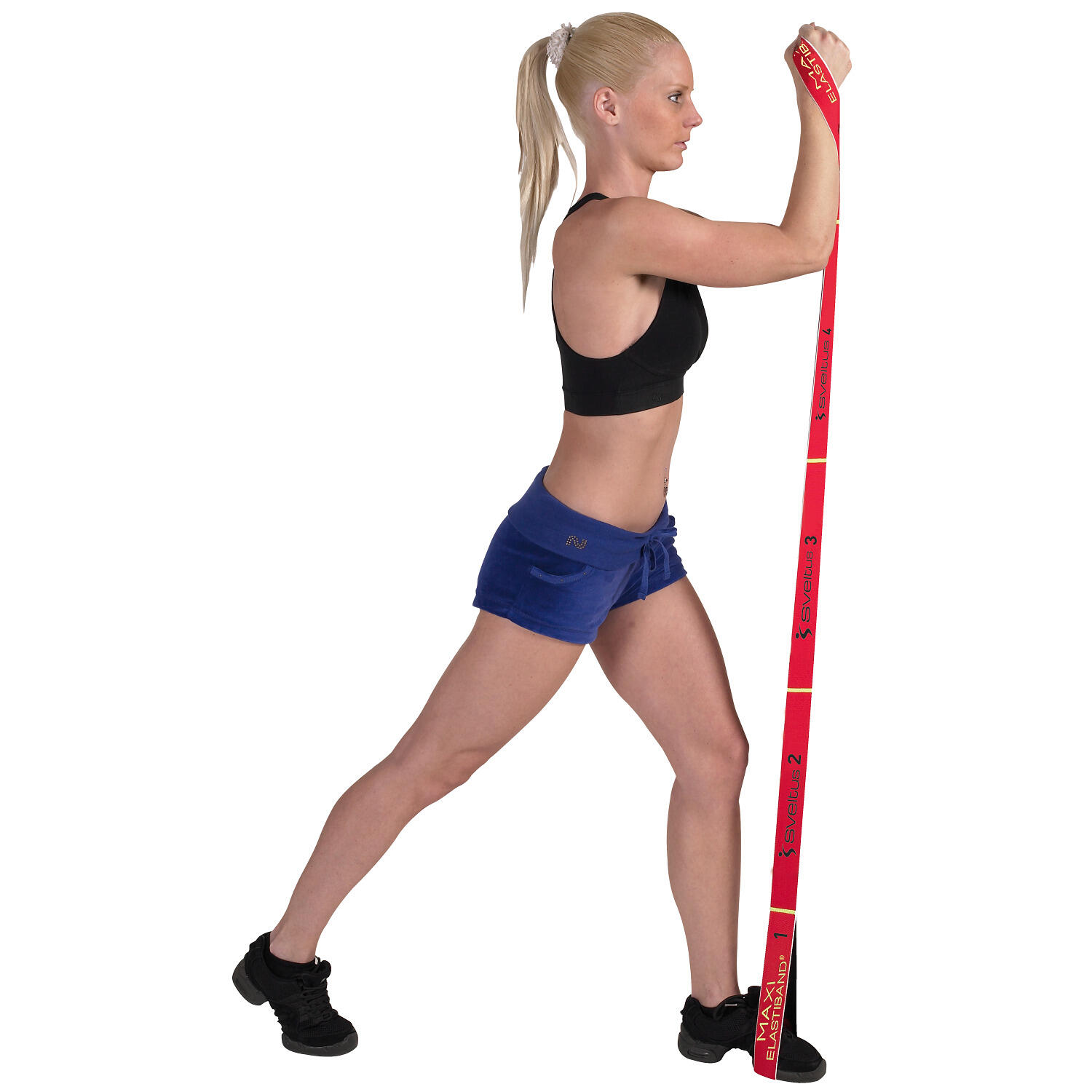 Elastikband Maxi-Elastiband Fitness / Krafttraining Unisex Rot 3/6