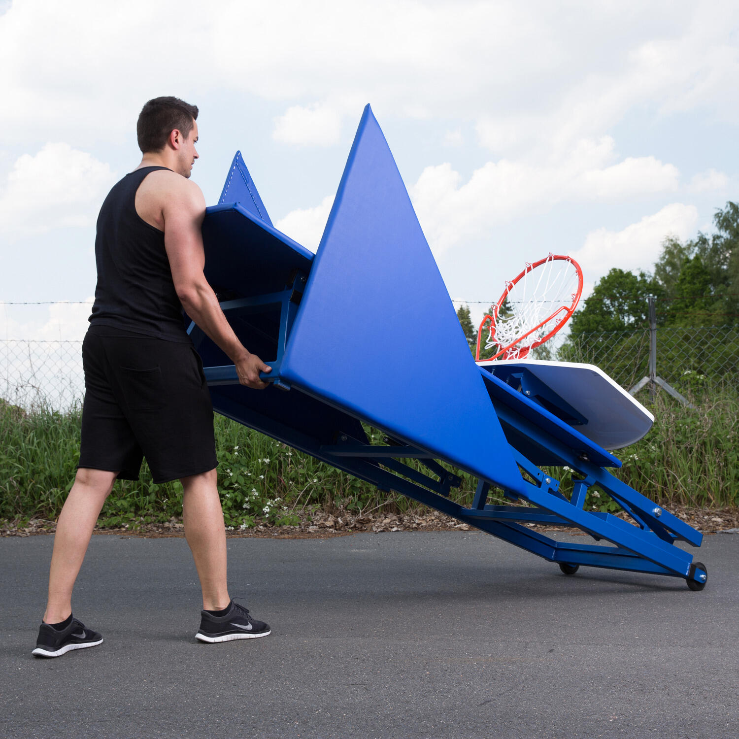 Basketballanlage Vario Streetbasketball-Zielbrett 110x73 cm Basketball Unisex 2/6