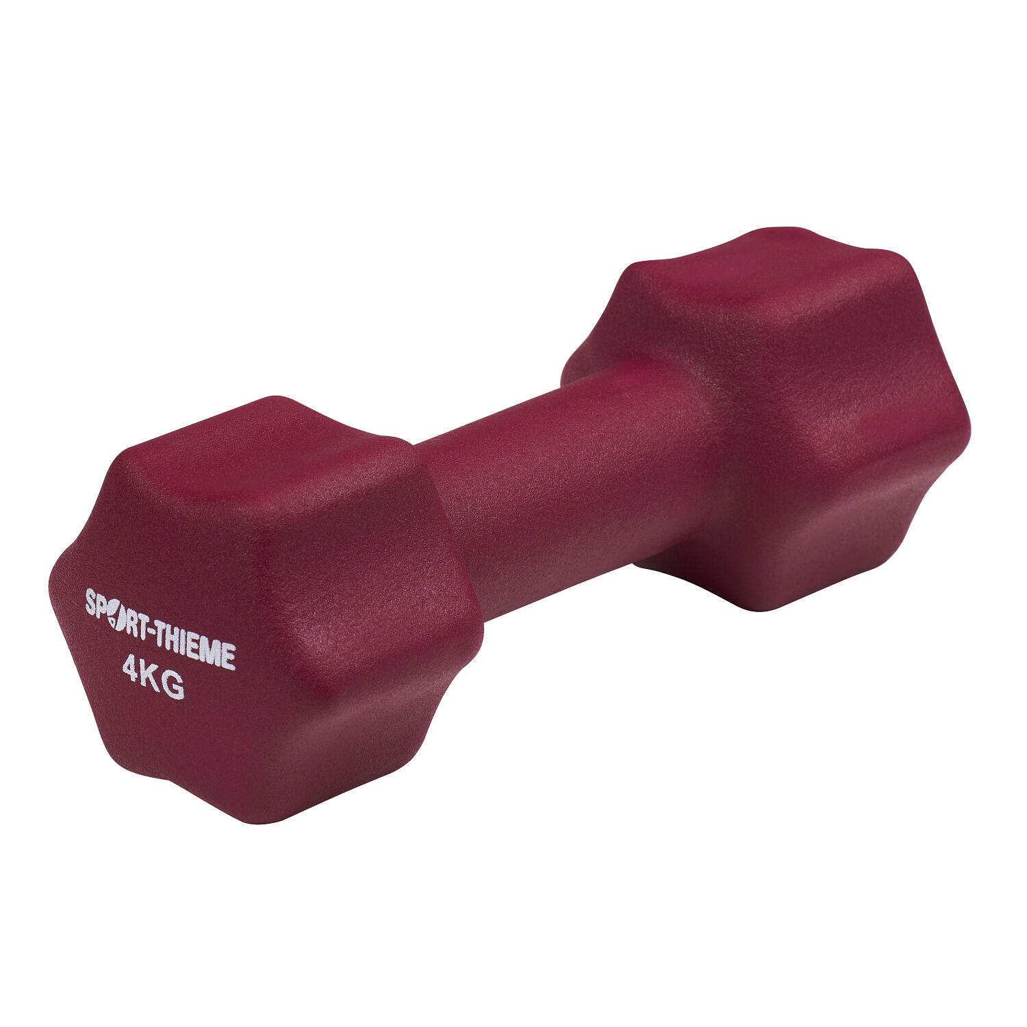 SPORT-THIEME Fausthantel Neopren 4 kg Violett Gewichtheben Unisex Violett