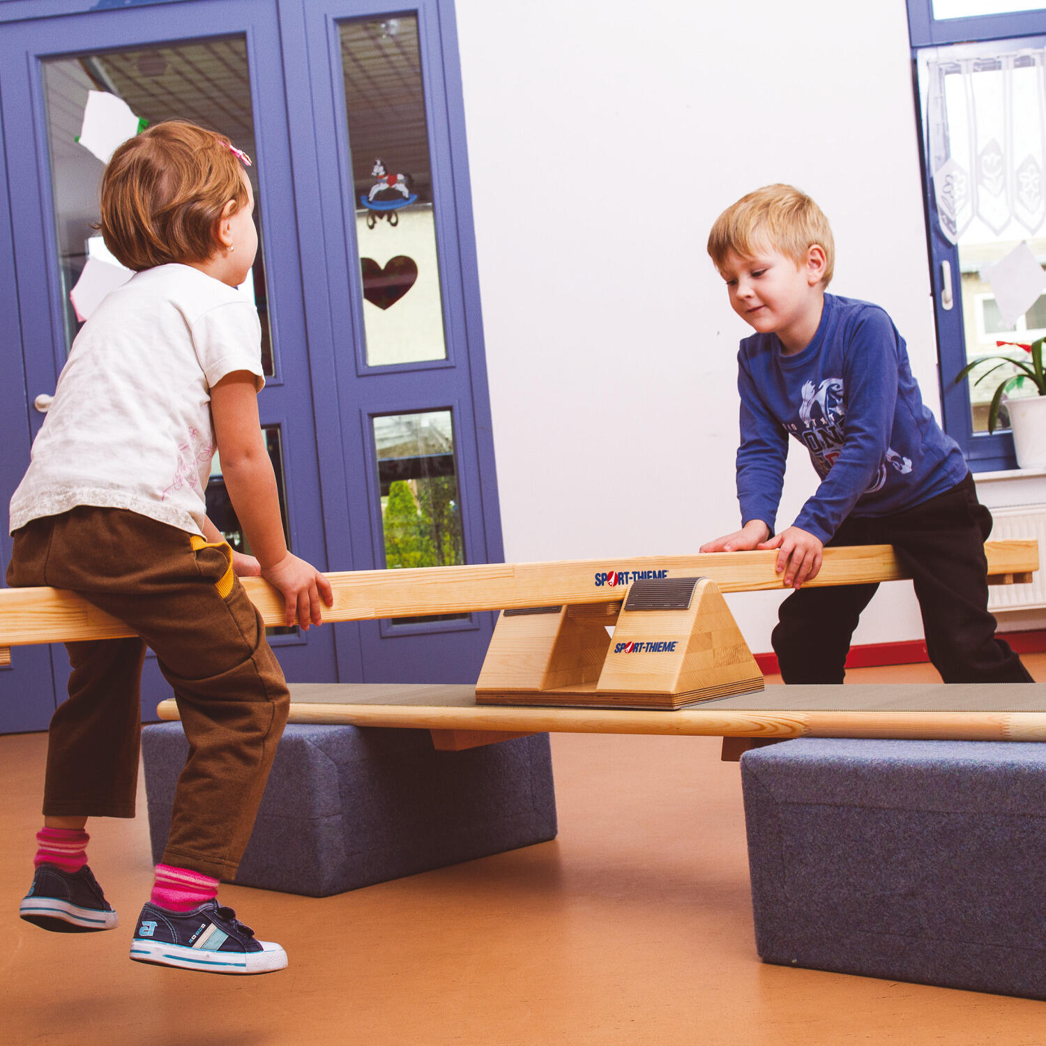 Lüne-Combinato Einzelelement Balken Kinderturnen Unisex Holz-Natur 4/6
