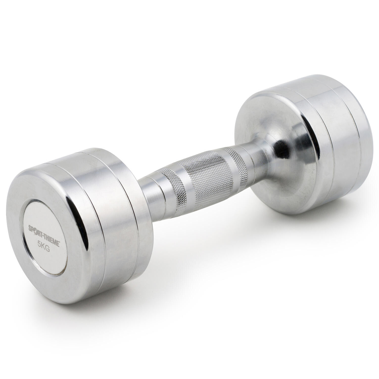 Kompakthantel Chrom 5 kg Gewichtheben Unisex 1/3