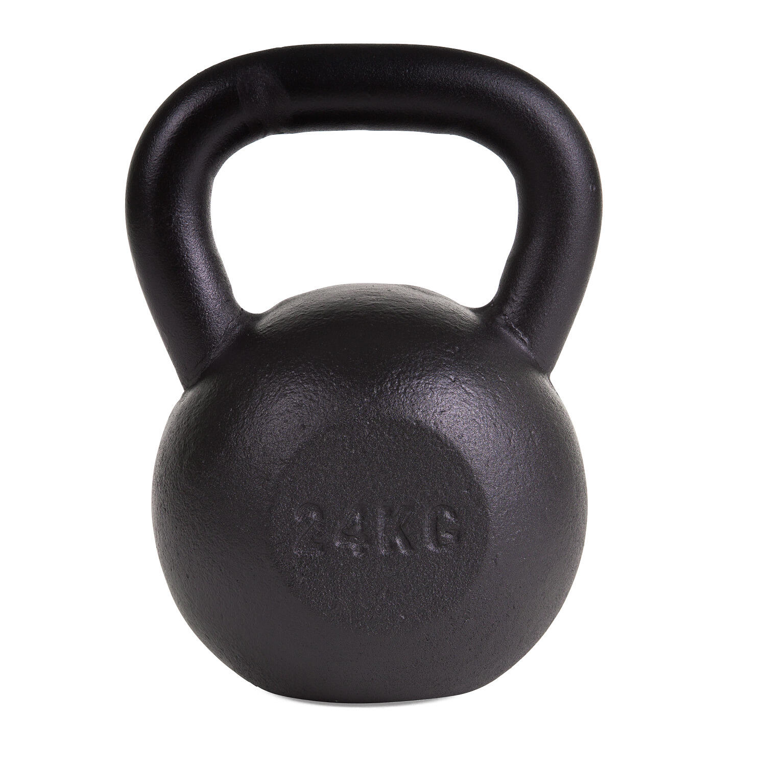 SPORT-THIEME Kettlebell Pulverbeschichtet 24 kg Gewichtheben Unisex Schwarz