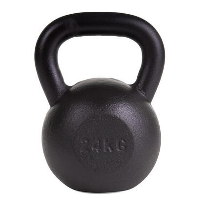 Kettlebell Pulverbeschichtet 10 kg Gewichtheben Unisex Schwarz