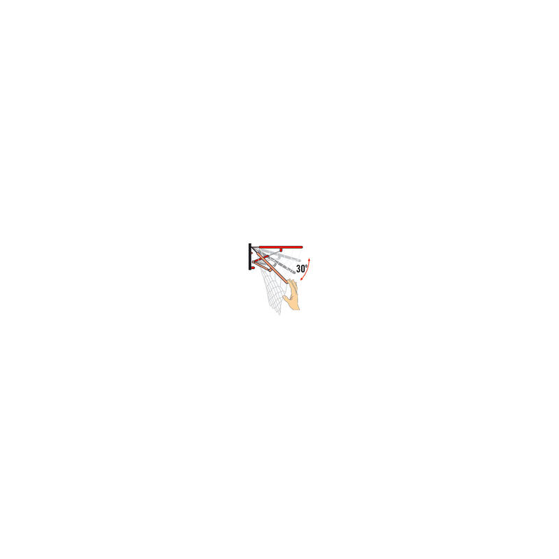 Sport-Thieme Basketballkorb Premium, abklappbar, Abklappbar ab 35 kg, Ohne