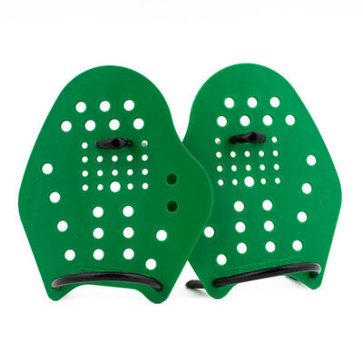 Schwimmpaddles Swim-Power Größe S. 19x16 cm. Grün Schwimmen Unisex Grün