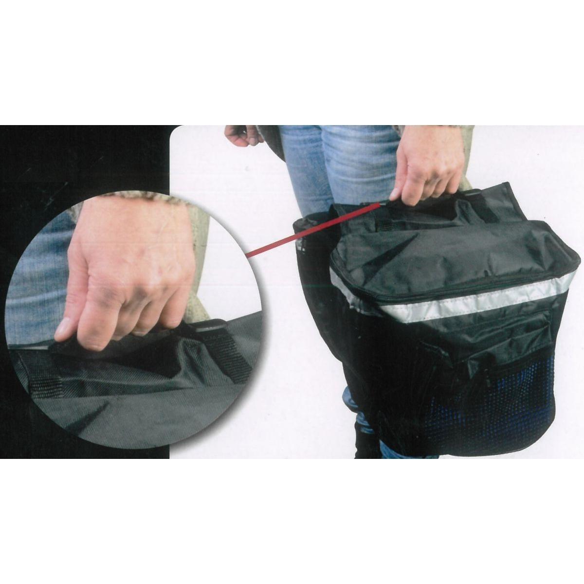 Torba rowerowa podwójna na bagażnik sakwa Dunlop 26l 4/7