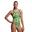 WAX LYRICAL LADIES DIAMOND BACK ONE PIECE - GREEN