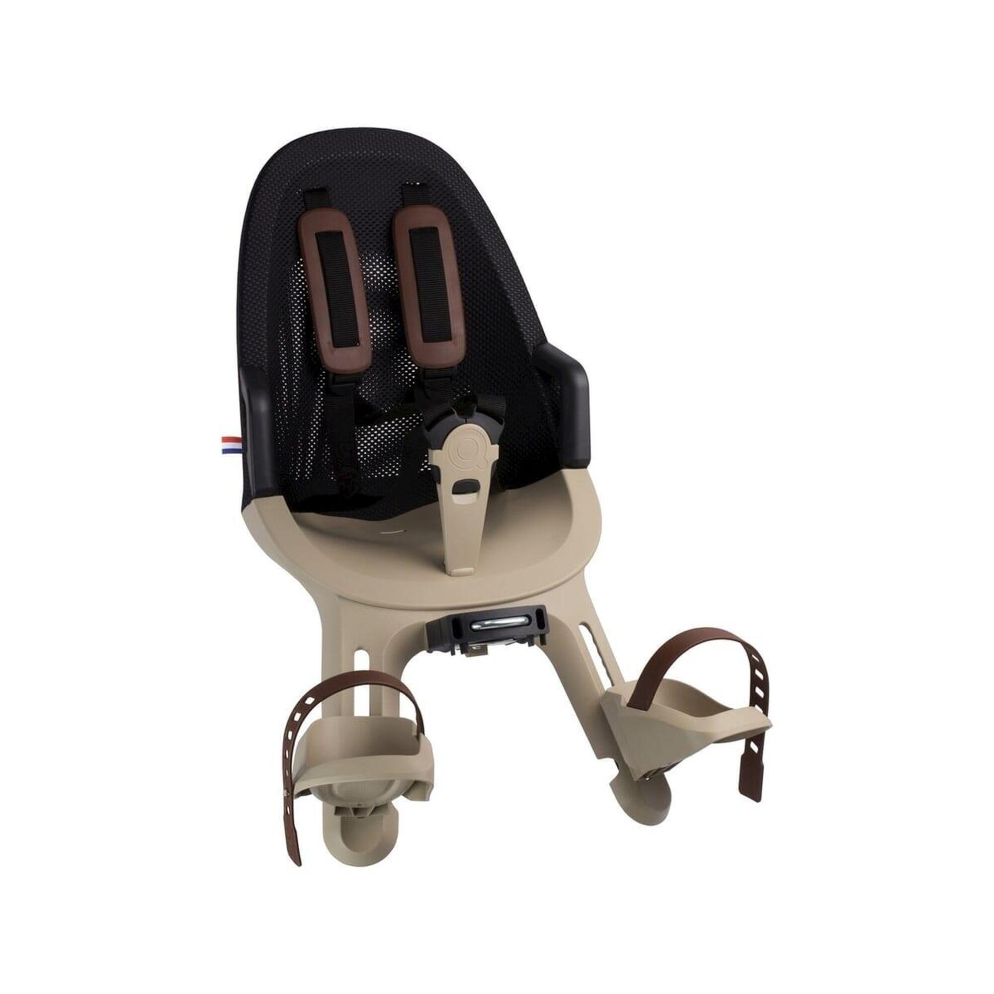 Qibbel - Siège Enfant Pour Air - Cappuccino - Siège Vélo Enfant - Marron|noir - Taille Unique - Decathlon