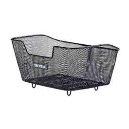 Basil Base M WSL — cesta posteriore in acciaio, nera, 43 x 30 x 23 cm 3/3
