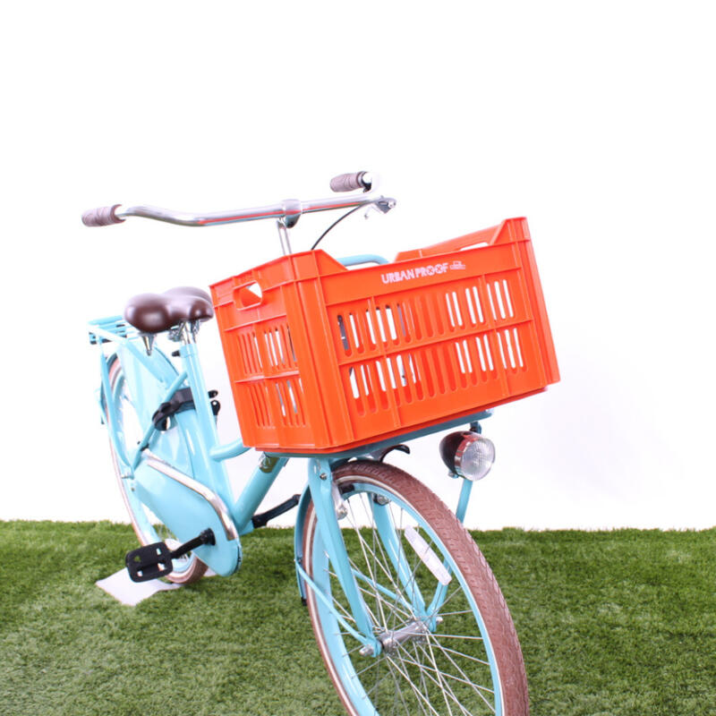 Caisse à vélo recyclée 30 litres - orange
