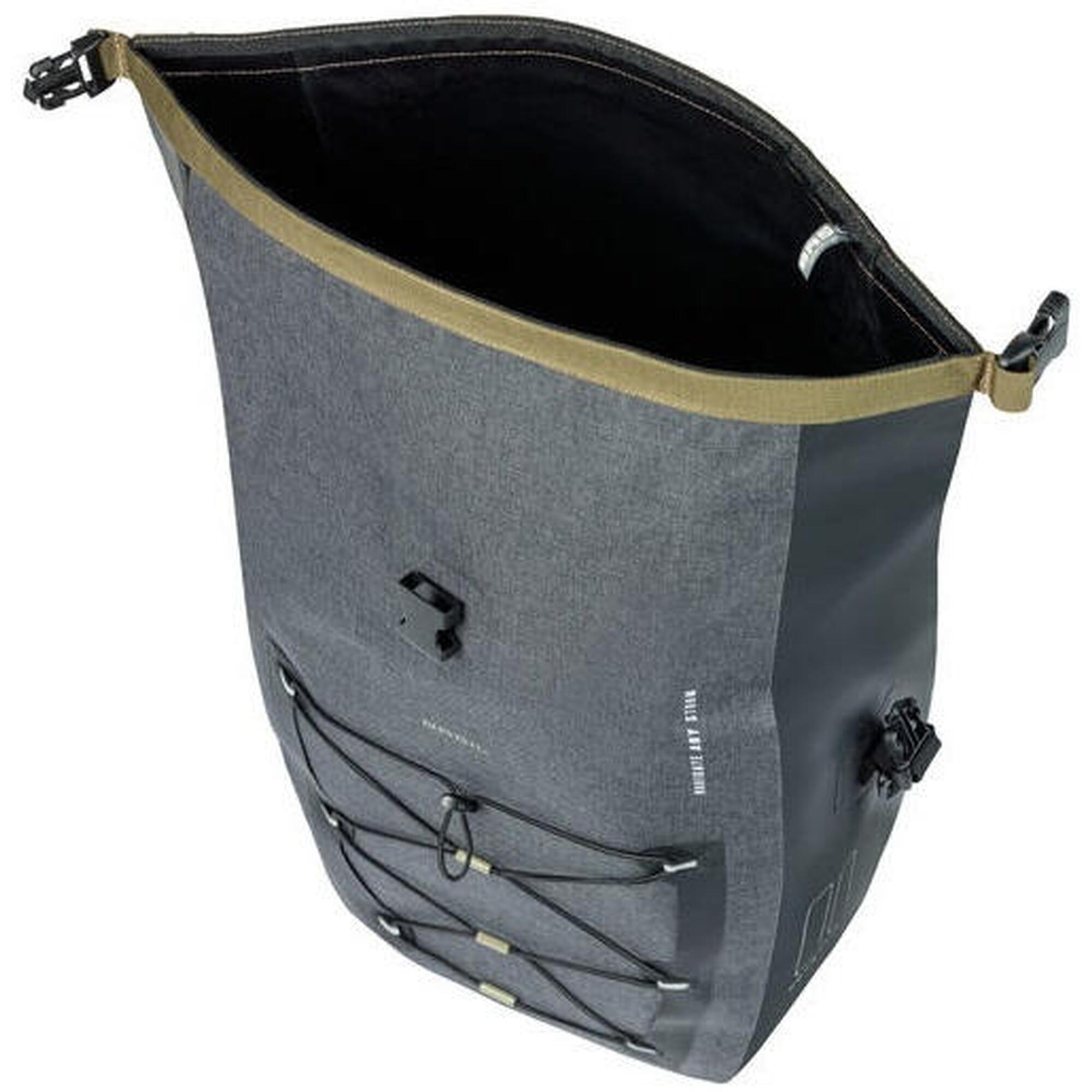 Enkele fietstas Navigator Storm L 25-31 liter 46 x 36 x 18 cm - zwart