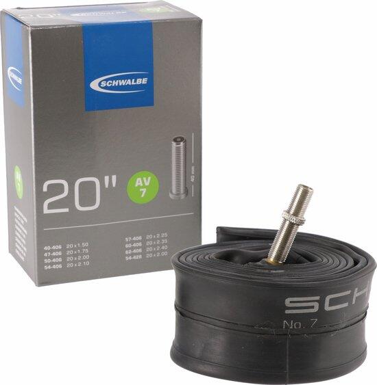 CHAMBRE À AIR SCHWALBE 12 1/2x1.75-2 1/4 VALVE PRESTA 40mm 3/3