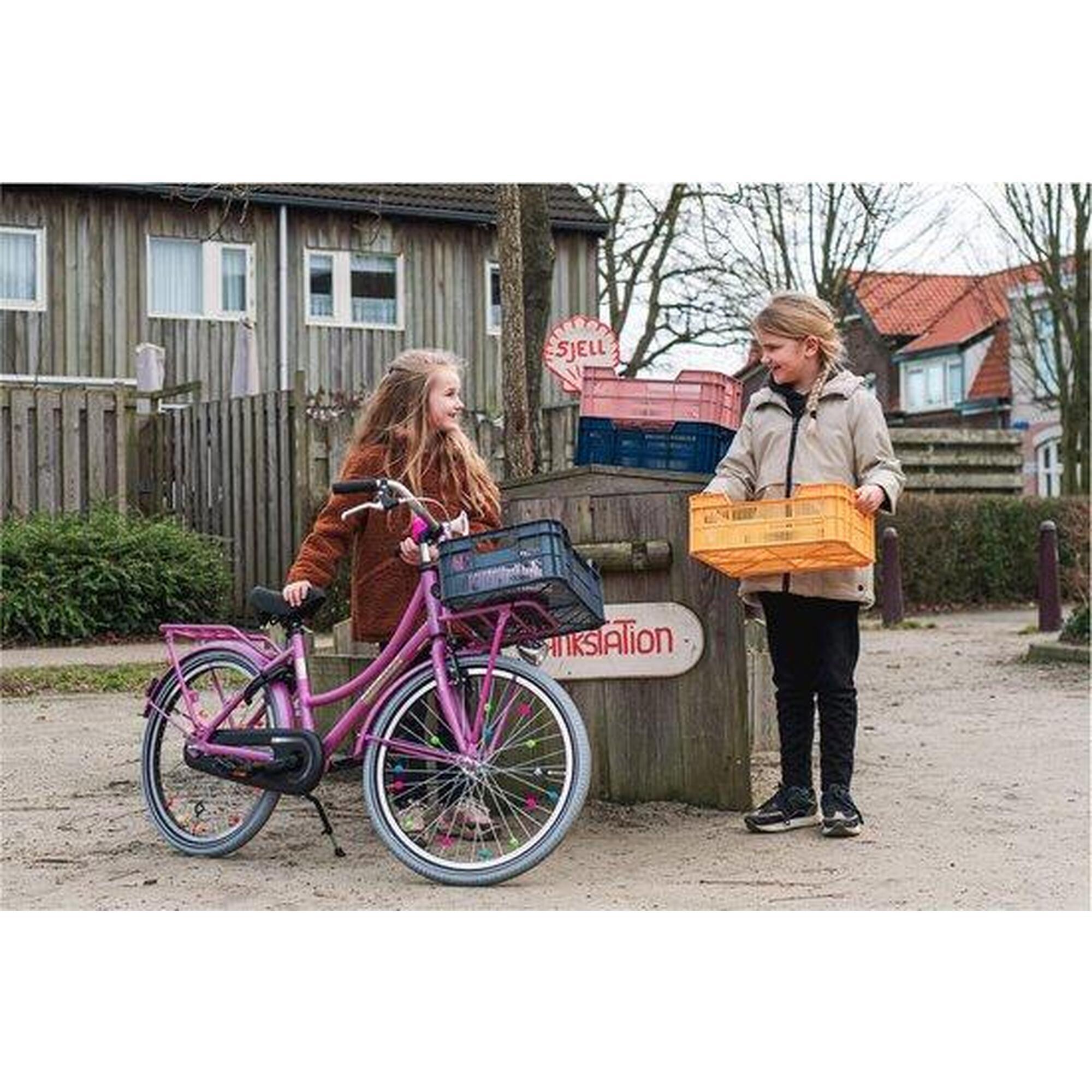 Caisse à vélo recyclée Helsinki 7 litres - gris clair