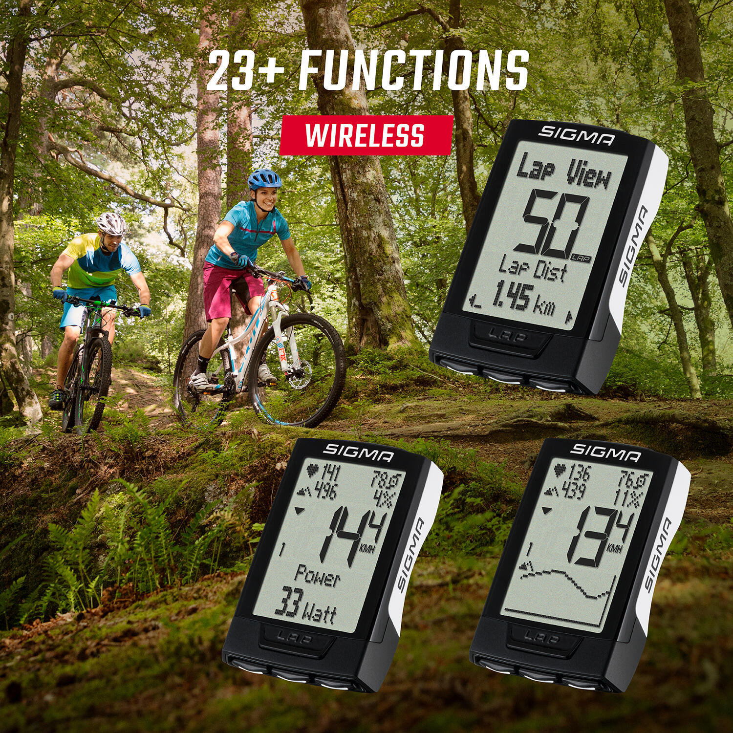 Compteur de velo BC 23.16 STS Blanc Edition Limitee SIGMA Decathlon