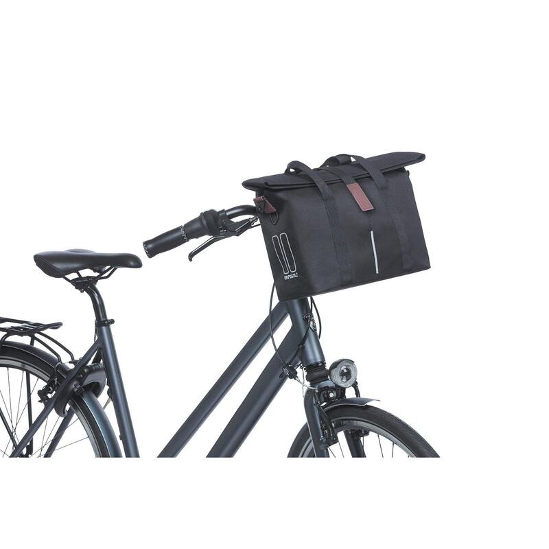 BASIL City Fahrradhandtasche MIK-KF-Haken, schwarz
