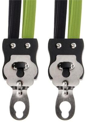 Snelbinder quattro extra sterk met 4 binders - zwart/groen