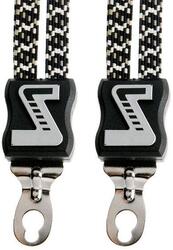 Sangle de bagage Quattro extra forte avec 4 sangles - noir/blanc