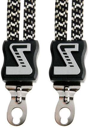 Sangle de bagage Quattro extra forte avec 4 sangles - noir/blanc