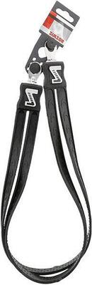Snelbinder duo rubber met 2 binders - zwart