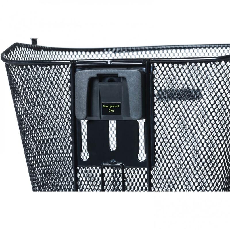 Panier à vélo Bold FM avec support de potence 28 x 34 x 26 cm - noir