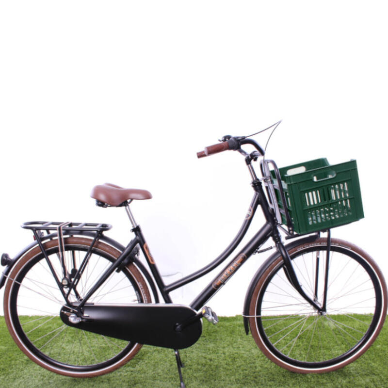 Gerecyclede fietskrat 30 liter - forest green