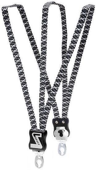 Simson fissatore rapido trio con 3 elastici - argento/grigio.