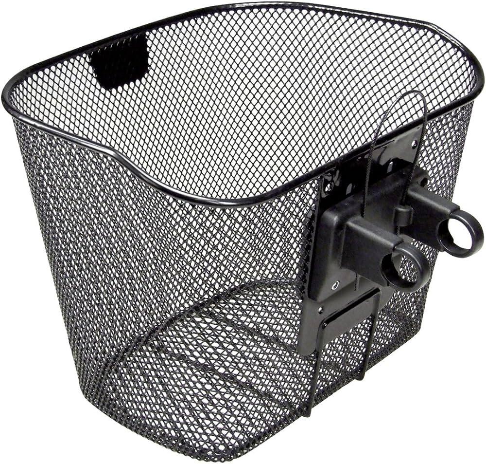 Fietsmand Bremen KF met stuurbochthouder 26 x 34 x 29 cm - zwart 2/3