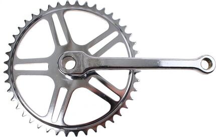 Kurbel Set mit Spiegat 44T 170 mm Silber