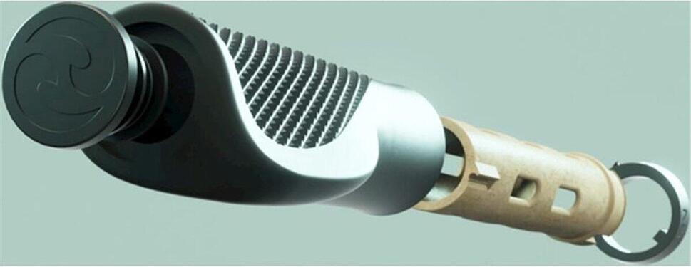 Rękojeść Nucore Grip Town Wave 90/130Mm Czarna