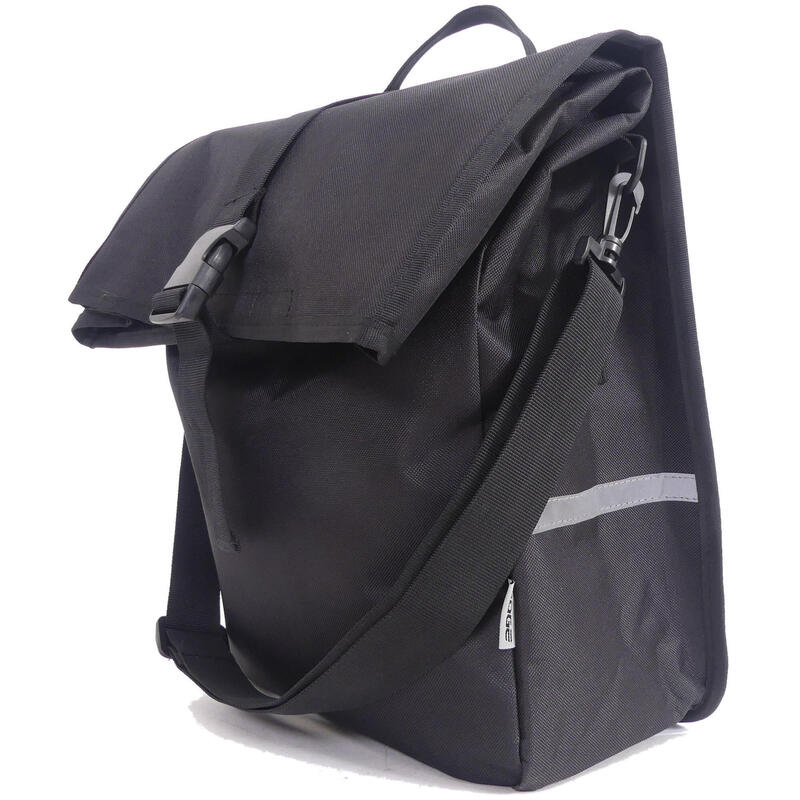 Sacoche de vélo Loisirs 18 litres 48 x 30 x 15 cm - noir