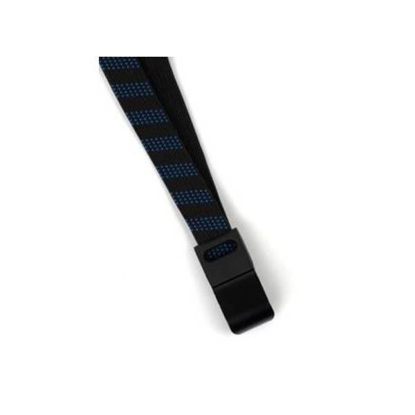 Sangle de sécurité SUV 24 mm avec crochet en acier noir - noir/noir 3/6