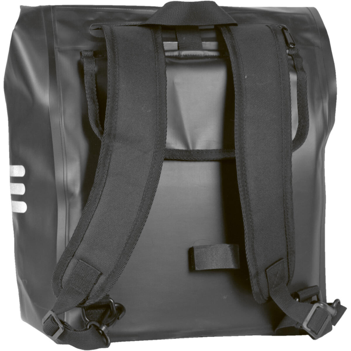 Sac à dos/sac de vélo 100% étanche 23 litres 31 x 50 x 15 cm - noir 3/5