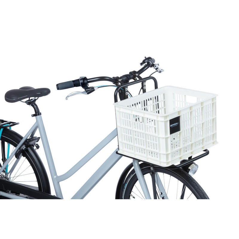 Gerecyclede fietskrat Crate M 29.5 liter 35 x 45 x 25 cm - bright white