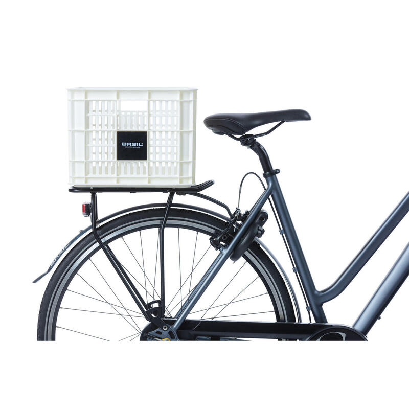 Gerecyclede fietskrat Crate M 29.5 liter 35 x 45 x 25 cm - bright white