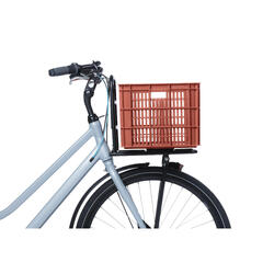 Caisse à vélo recyclée Caisse L 40,0 litres39 x 49 x 26 cm - rouge terre