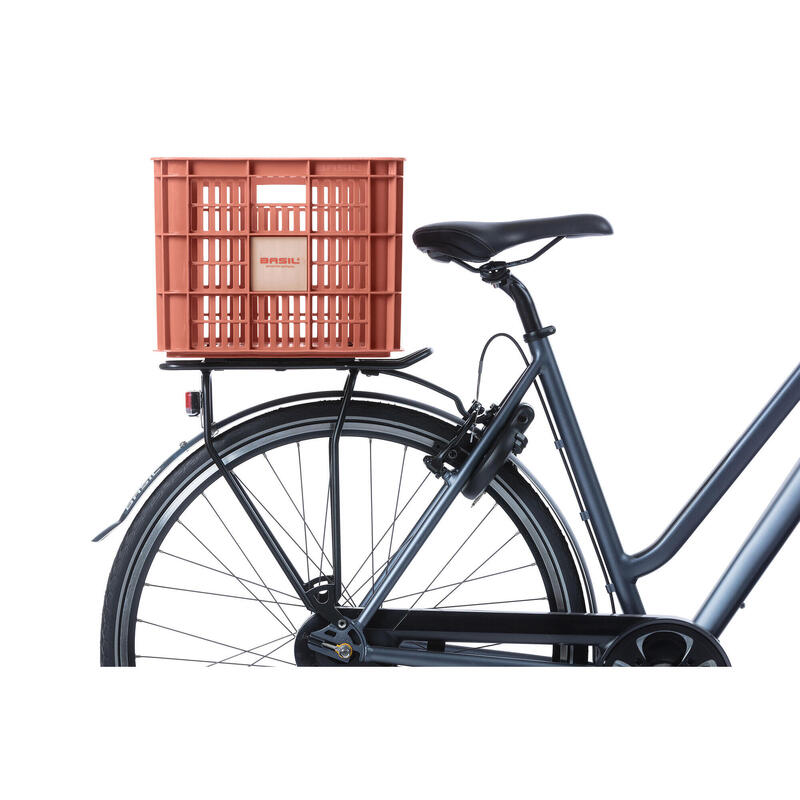 Gerecyclede fietskrat Crate L 40.0 liter39 x 49 x 26 cm - terra red