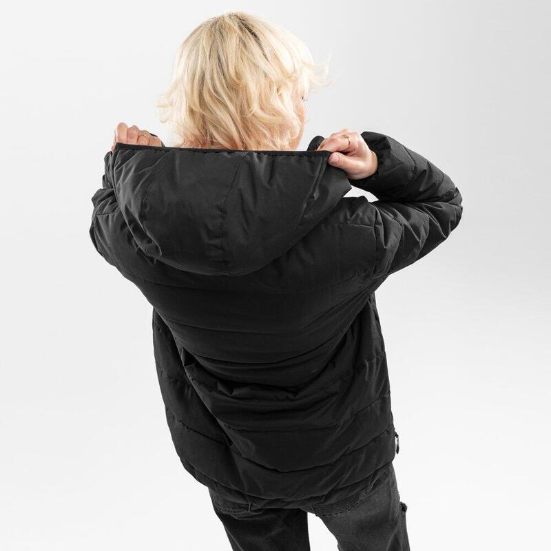 Chaqueta acolchada resistente al agua mujer lifestyle Shelter-W SIROKO Negro