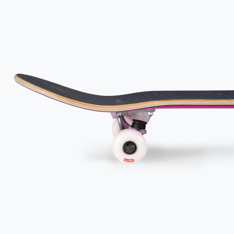 Globe Goodstock Skateboard Neon Purple 8.25"